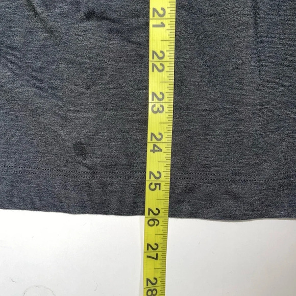 Lululemon Side Tie V-neck Tee Heathered Gray Workout Athleisure 4 Women’s - Picture 12 of 14